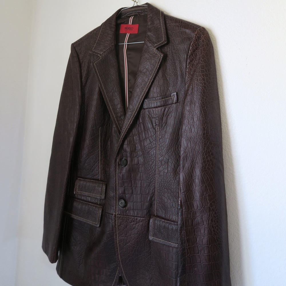 HUGO BOSS Leather Jacket - Men